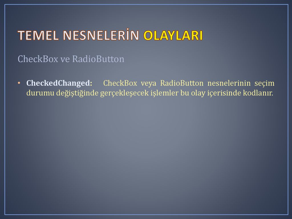 PROGRAMLAMA TEMELLERİ ppt indir